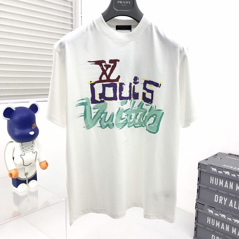 【カジュアル◆】軽やかな着心地◎LouisVuitton プリントTシャツ ジャカードコットンTシャツ ｜ルイ・ヴィトン 公式サイト - 1AGJYQ