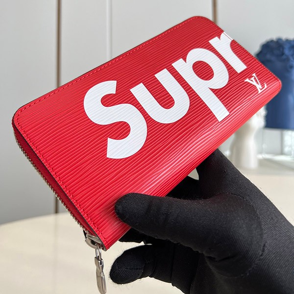 レア!Supreme x Louis Vuitton 】Brazza Wallet 長財布 (Supreme