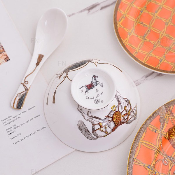 【未使用】HERMES 食器　2枚 エルメス 2枚セット お皿 - メルカリ